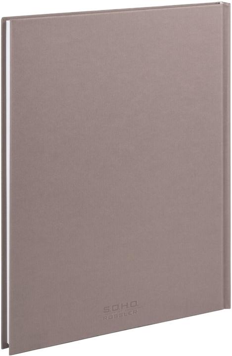Rössler Notizbuch A4 96Bl taupe (A4, Blanko)