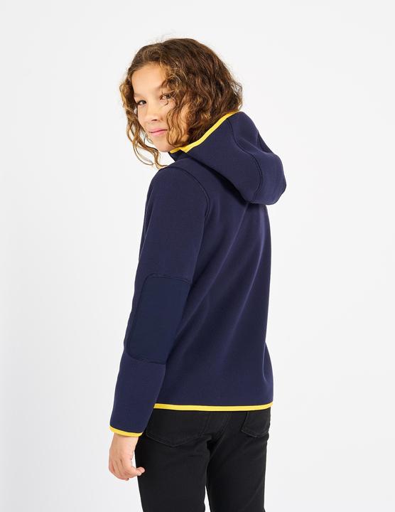 Produktbild Tribord Fleecejacke Segeln Kinder warm wendbar 500 marineblau/gelb (3, 4)