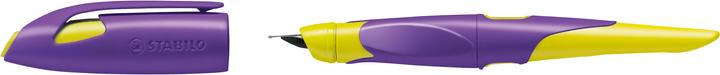 Produktbild STABILO EASYbirdy ergonomischer Schulfüller für Rechtshänder Standard-Feder (Gelb, Violett, 1 x)