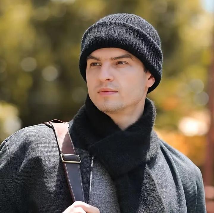 Immagine prodotto Dema Strickmütze und Skimaske Gesichtsmaske 2 in 1 Schwarz