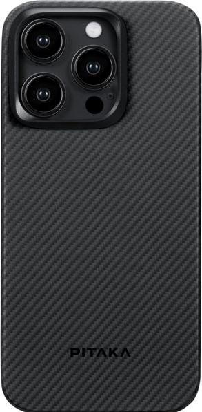 Pitaka MagEZ Case 4 600D for iPhone 15 Pro Black/Grey Twill (Apple iPhone 15 Pro)