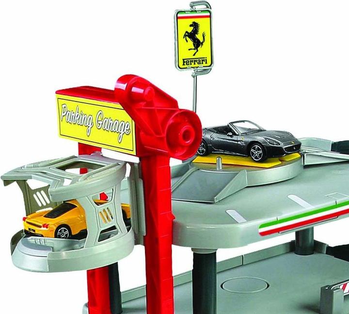 Actual product image Bburago Ferrari parking garage