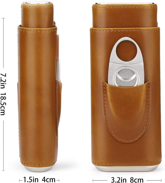 Image du produit TCR Étui à cigares en cuir