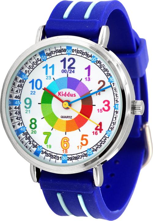 Kiddus Time Teacher Blue (Analoguhr, 33 mm)