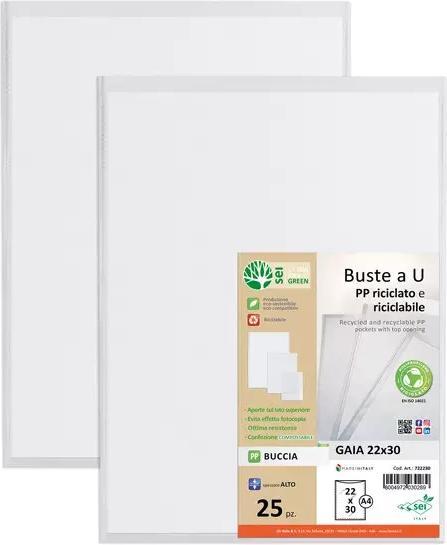 Actual product image Sei Rota Cf25 Buste Gaia 220x300 Pp Buccia (A4)