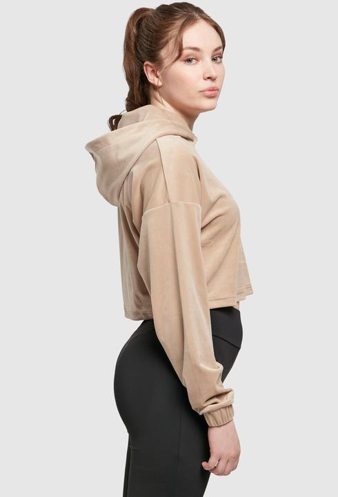 Image du produit Urban Classics Sweat à capuche croisé en velours pour femmes (3XL)