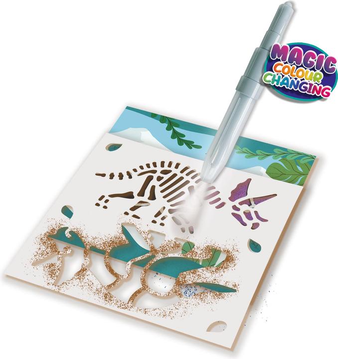 Image du produit Ses Creative Blow Airbrush Pens - Dinosaures avec changement de couleur magique