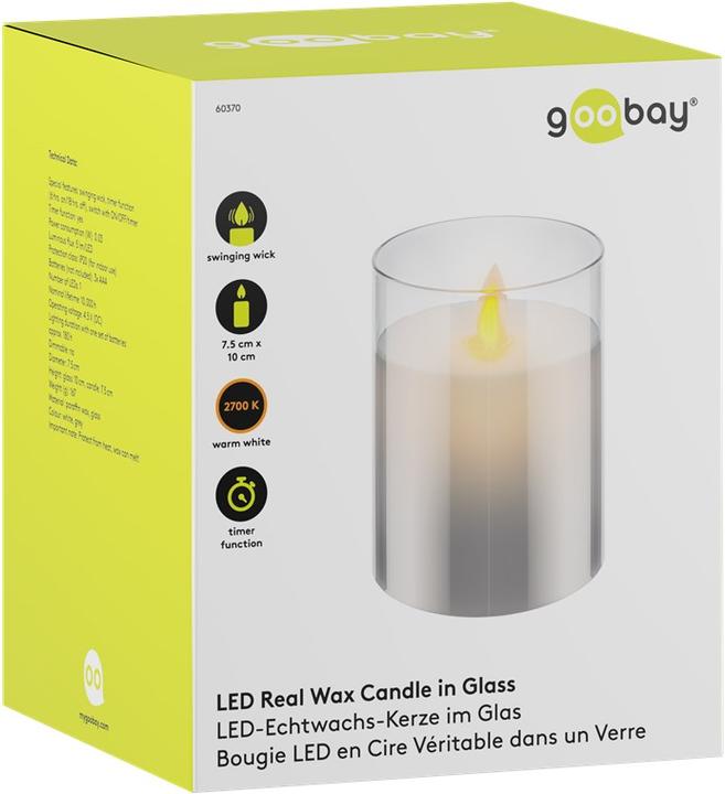 Produktbild Goobay LED-Echtwachs-Kerze (1 x)