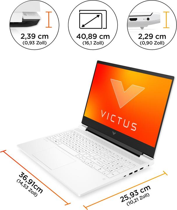 Actual product image HP Victus 16-s0177ng (16.10", AMD Ryzen 7 7840HS, 32 GB, 1000 GB, DE)