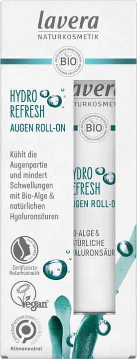 Actual product image Lavera Day Care Hydro Refresh Eye Roll-On 15 ml (Roll-on, 15 ml, Day)