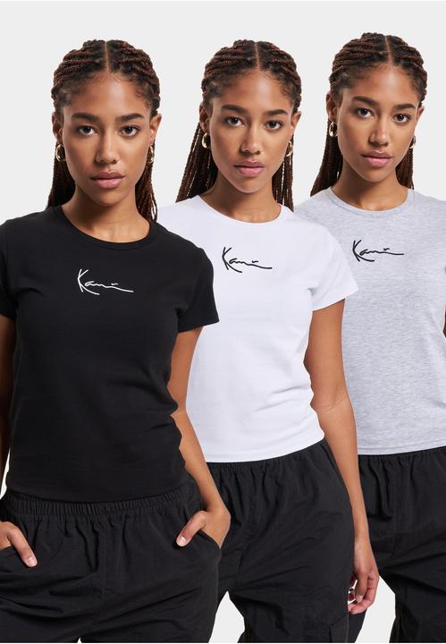 Image du produit Karl Kani KW234-057-4 Small Signature 3-Pack Essential Tight Tee - 126907 (S)