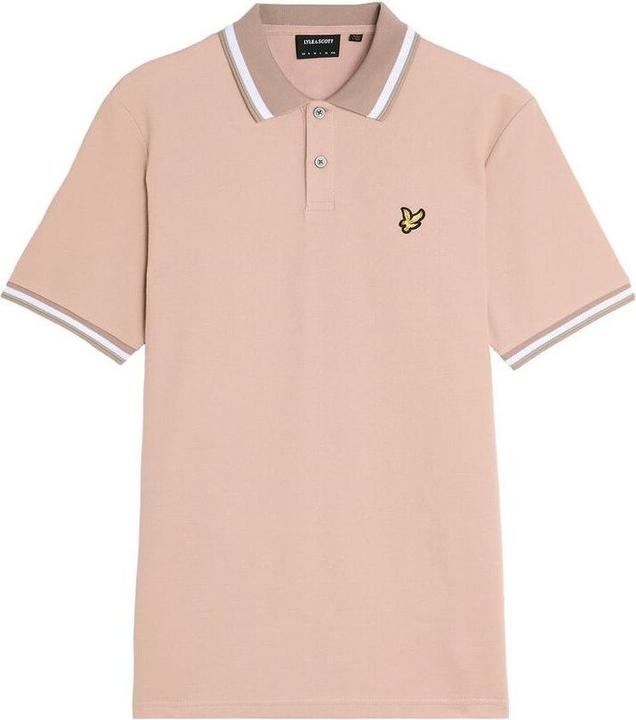 Lyle and Scott Poloshirt mit mehreren Paspeln