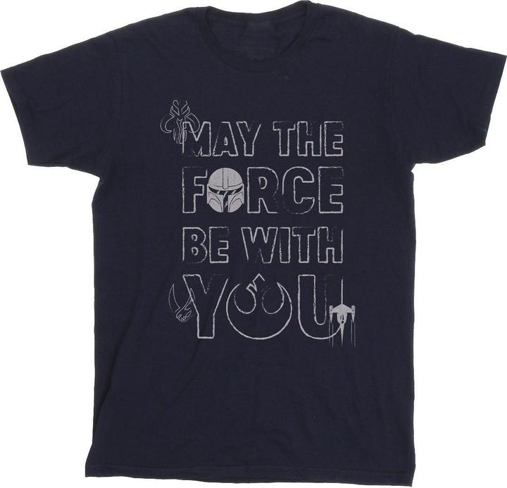 Produktbild Star Wars The Mandalorian May The Force Mando TShirt (XL)