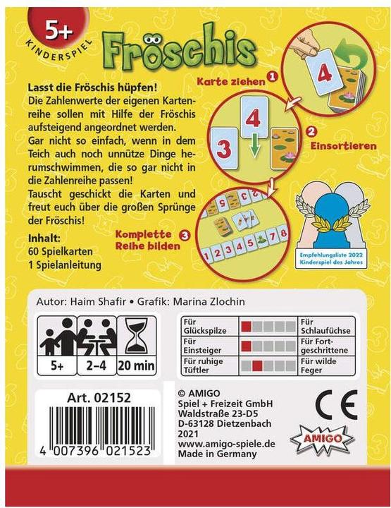 Image du produit Amigo Fröschis (Allemand, Français, Italien)