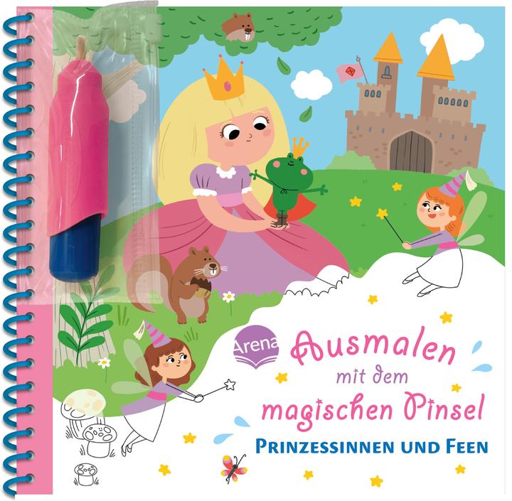 Immagine prodotto Colorare con il pennello magico. Principesse e fate