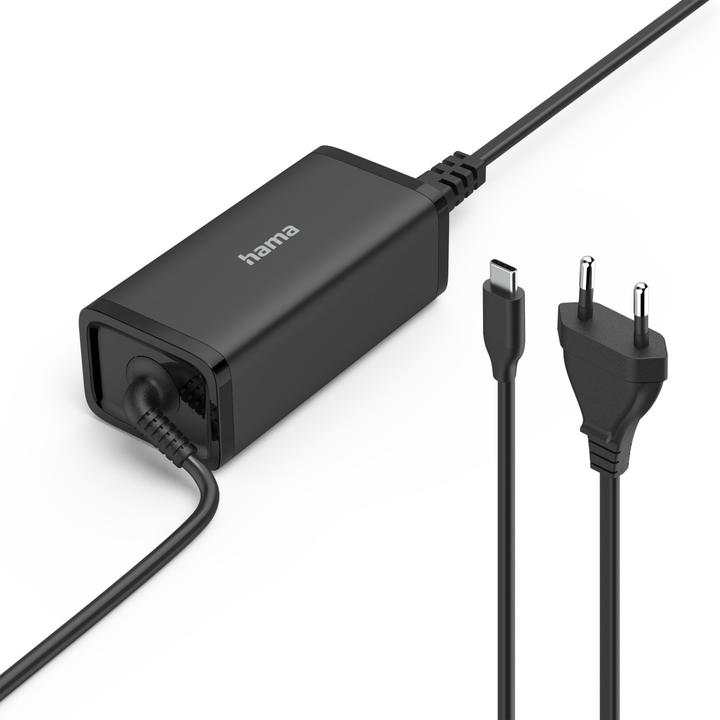Produktbild Hama Universal-USB-C-Notebook-Netzteil, GaN, Power Delivery (PD), 5-20V/100W (100 W)