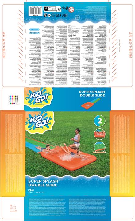 Actual product image Bestway H2OGO! Super Splash Double Water Slide 5.31 m