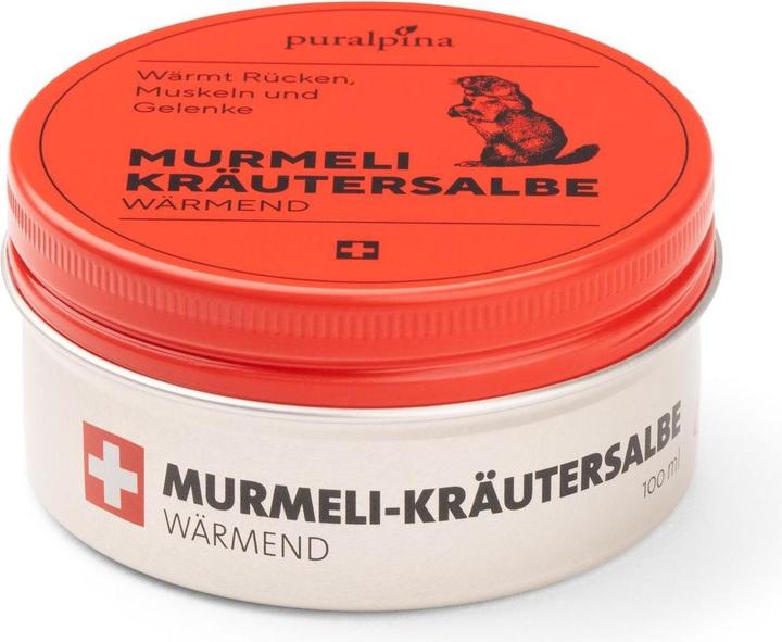 Image du produit Puralpina Pommade aux herbes Murmeli chauffante (1 x, 100 ml, 120 g)