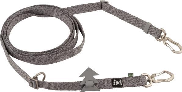 Hurtta Guinzaglio multilungo ECO mora 100-300cm/20m (Cane, Sport cane)