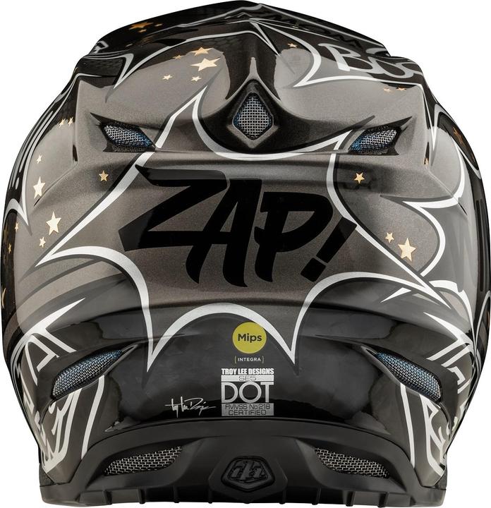 Actual product image Troy Lee Designs SE5 ECE Carbon MIPS Helmet, Cosmic Explosion, gray, L | 58-59cm (58 - 59 cm, L)