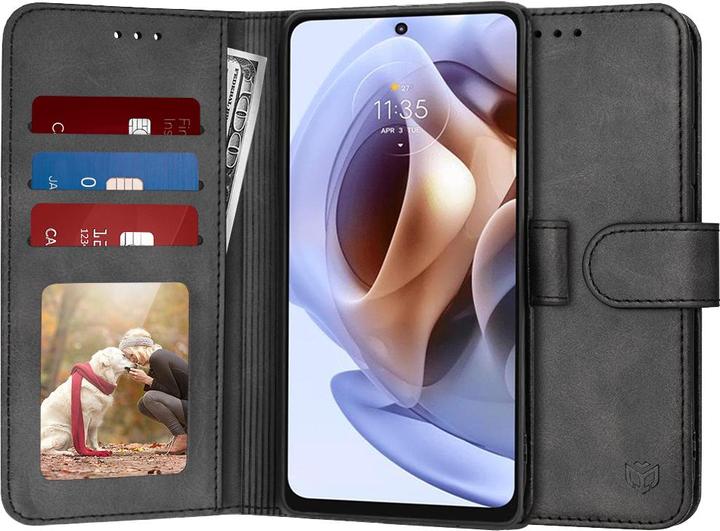 Actual product image Techsuit - Diary Book - Motorola Moto G31 / Moto G41 - Black (Motorola Moto G41, Motorola Moto G31)