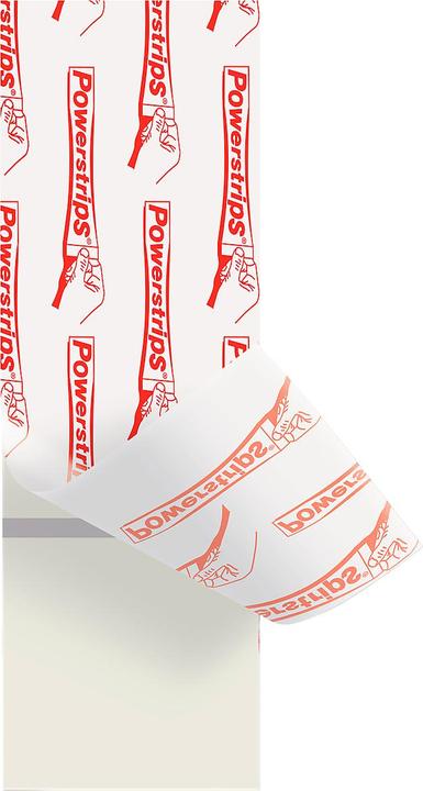Image du produit tesa Powerstrips pour papier peint et plâtre, capacité de maintien de 0,5kg, 9x bandes adhésives double