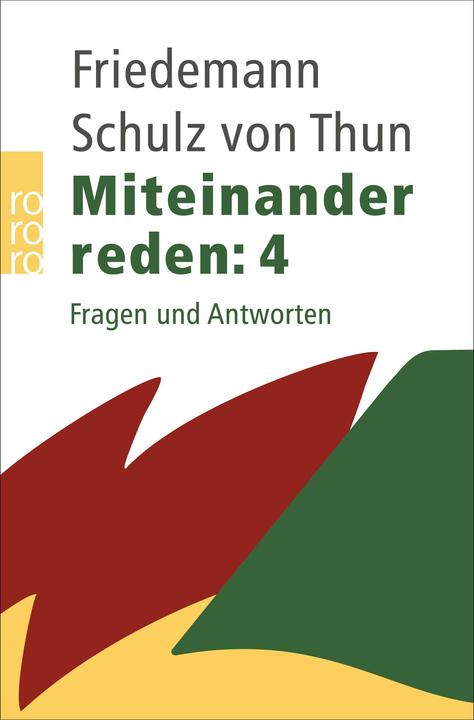 Image du produit Miteinander reden: Fragen und Antworten (Allemand, Friedemann Schulz de Thoune, 2007)