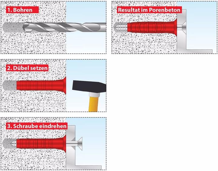 Image du produit Tox Porenbetondübel Ytox (10 pcs)
