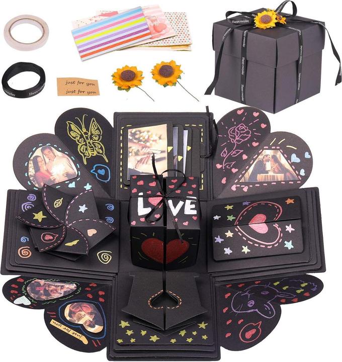 Produktbild JTI Explosionsbox - Geschenkbox mit Dekorationen (Geschenkbox, 1 x)