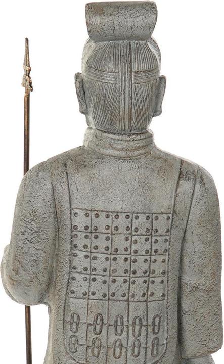 Produktbild Esprit Decorative Figure Home Grey Golden Oriental Warrior 35 x 32 x 118 cm