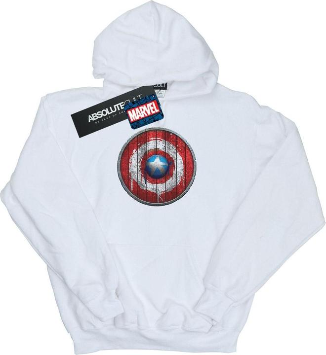 Produktbild Captain America Wooden Shield Kapuzenpullover (L)