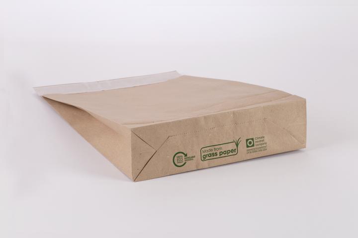 Image du produit Flexipak Sac pliable en papier d'herbe (500 pièce(s))