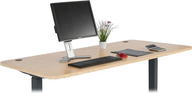 Actual product image Swisshandel24 Tabletop for desks, desk top, 160x80cm light brown (160 x 80 cm)