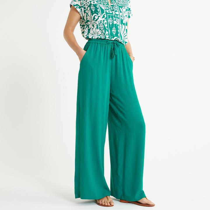 Anne Weyburn Weite Hose aus Crepon