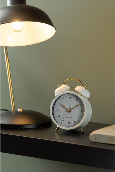 Produktbild Karlsson Klassischer Wecker Twin Bell White