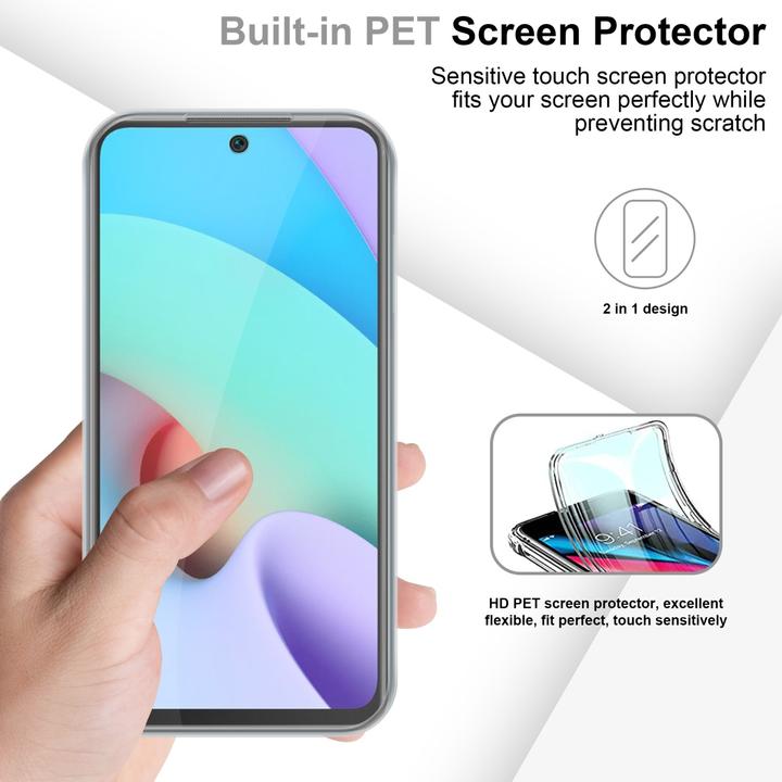 Produktbild Cadorabo TPU 360 Grad Case Hülle (Xiaomi Redmi 10, Xiaomi Redmi Note 11)
