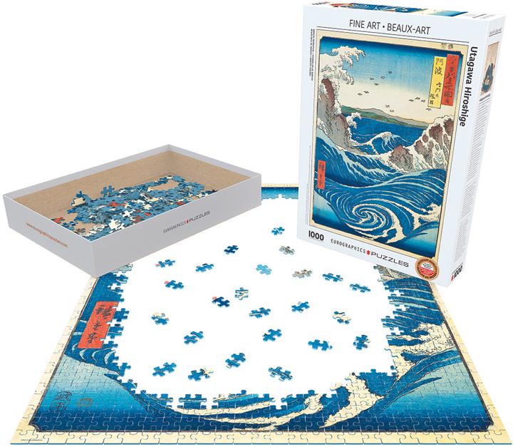 Actual product image Eurographics Naruto Whirlpool by Hiroshige (1000 pieces)