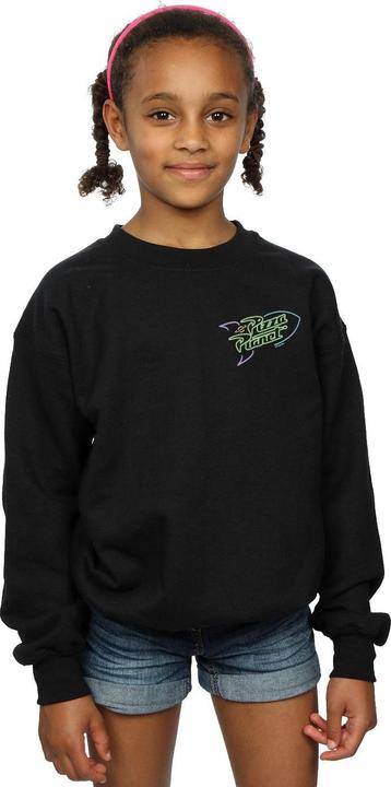 Produktbild Disney Toy Story Neon Pizza Planet Breast Print Sweatshirt Mädchen (152, 158)