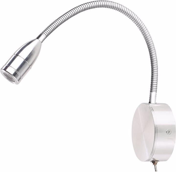 Produktbild Lunartec 2er Pack LED-Bett- & Lese-Leuchte mit Schwanenhals zur Wandmontage