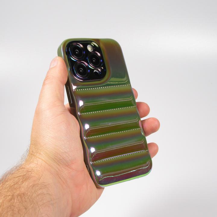 Immagine prodotto PhoneLook Coque Silicone 3D coussins brillant & réfléchissant (Apple iPhone 14 Pro)