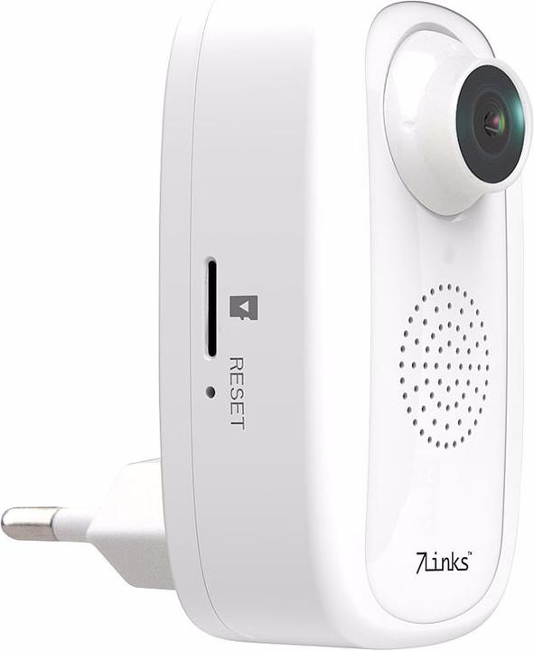 Produktbild 7links Steckdosen-Full-HD-IP-Kamera, WLAN, App, für Echo Show & Google Nest