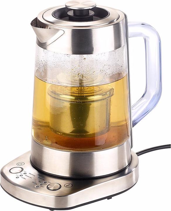 Productafbeelding Rosenstein & Söhne 2in1 Waterkoker & Theemaker met gootsteenzeefje (1.50 l)