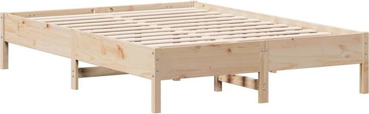 Image du produit VidaXL Lit en bois massif Lit double sans matelas 120x190cm pin (120 x 190 cm)