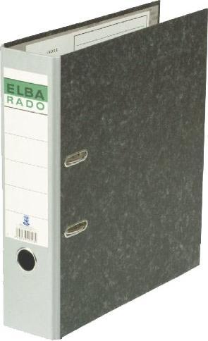 Elba Folder rado 100022602 DIN A4 80mm cardboard gray (A4, 80 mm, 1 Piece)