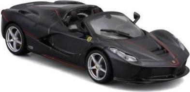 Actual product image Bburago Ferrari LaFerrari Aperta matt black 1:43
