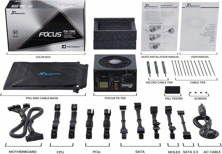 Produktbild Seasonic Focus PX (750 W)