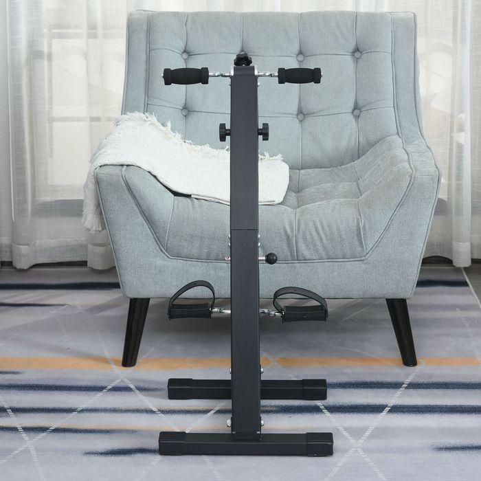 Immagine prodotto Swisshandel24 Cyclette Pedal trainer per anziani Acciaio Nero 41 x 50 x 96 cm