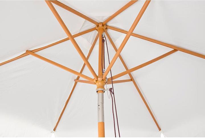 Produktbild Royal Gardineer Neigbarer Sonnenschirm mit Holzgestell (2.84 m)
