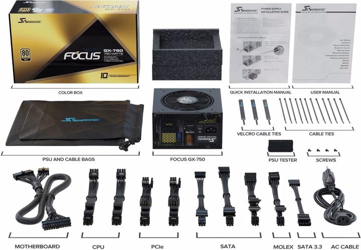 Immagine prodotto Seasonic Focus GX (750 W)