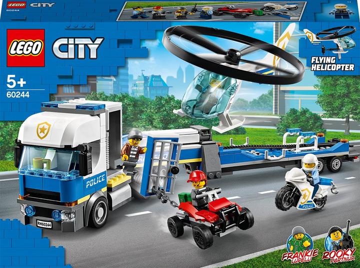 Actual product image LEGO Police helicopter transport (60244, LEGO City)